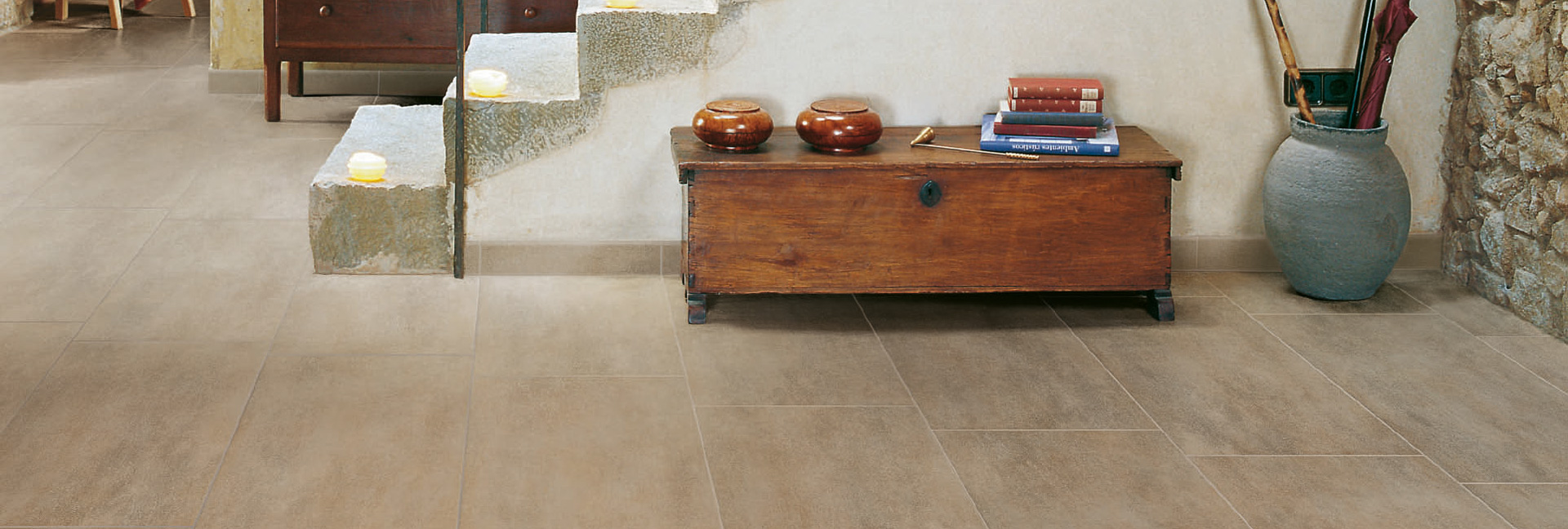 Pietra Luna Beige Porcelain Floor Tiles